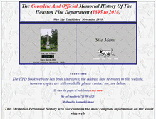 Tablet Screenshot of houstonfirememorial.org